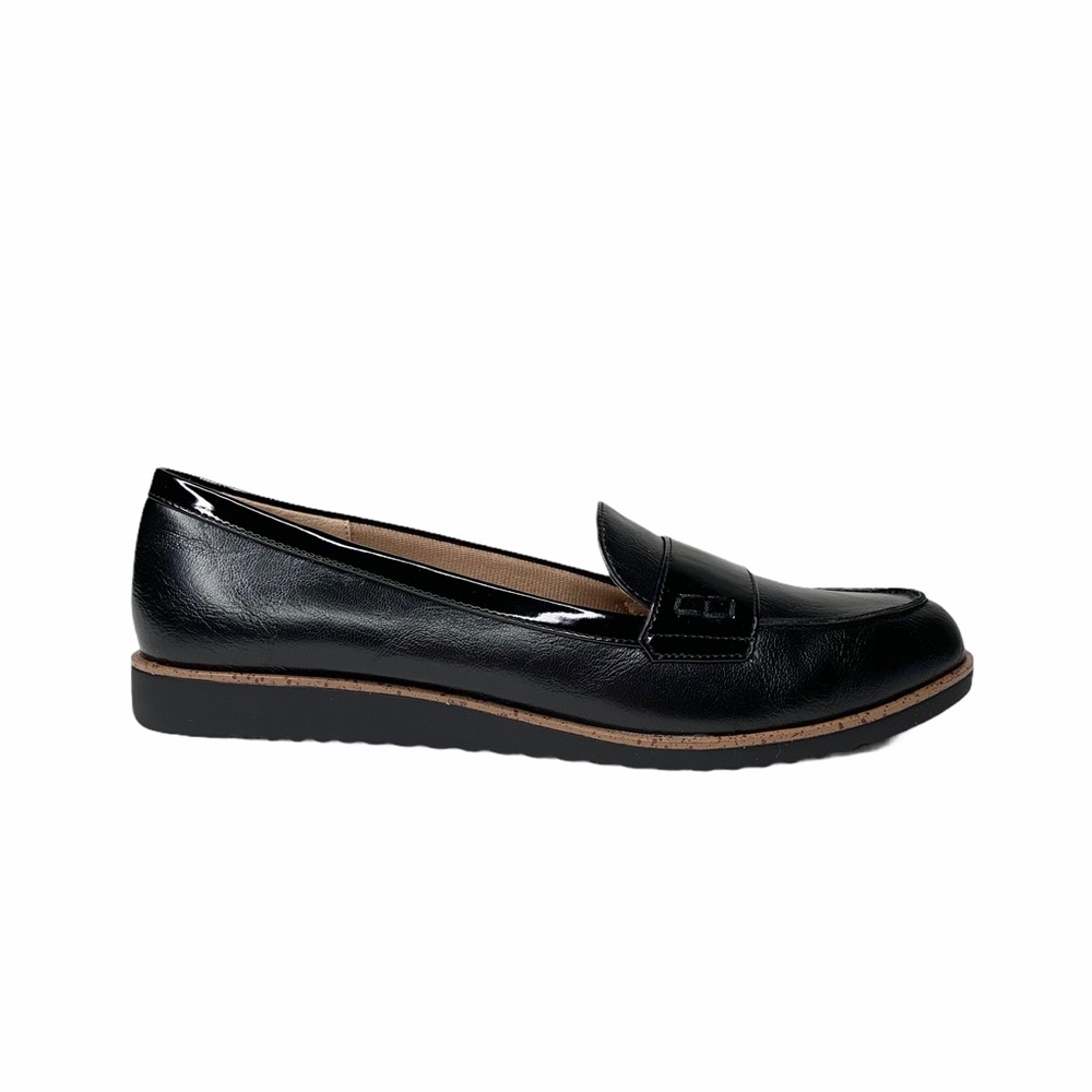 NEW Life Stride Zee Slip-on Loafer Black 8M